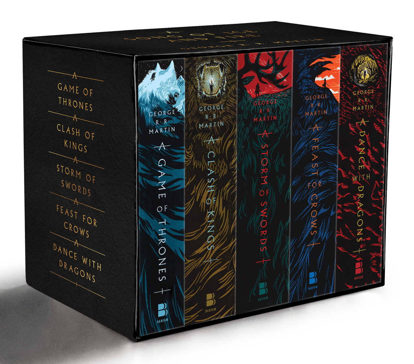 George R. R. Martin's A Game of Thrones 5-Book Boxed Set (Song of Ice and Fire Series) - A Game of Thrones, A Clash of Kings, A Storm of Swords, A Feast for Crows, and A Dance with Dragons (A Song of Ice and Fire)
