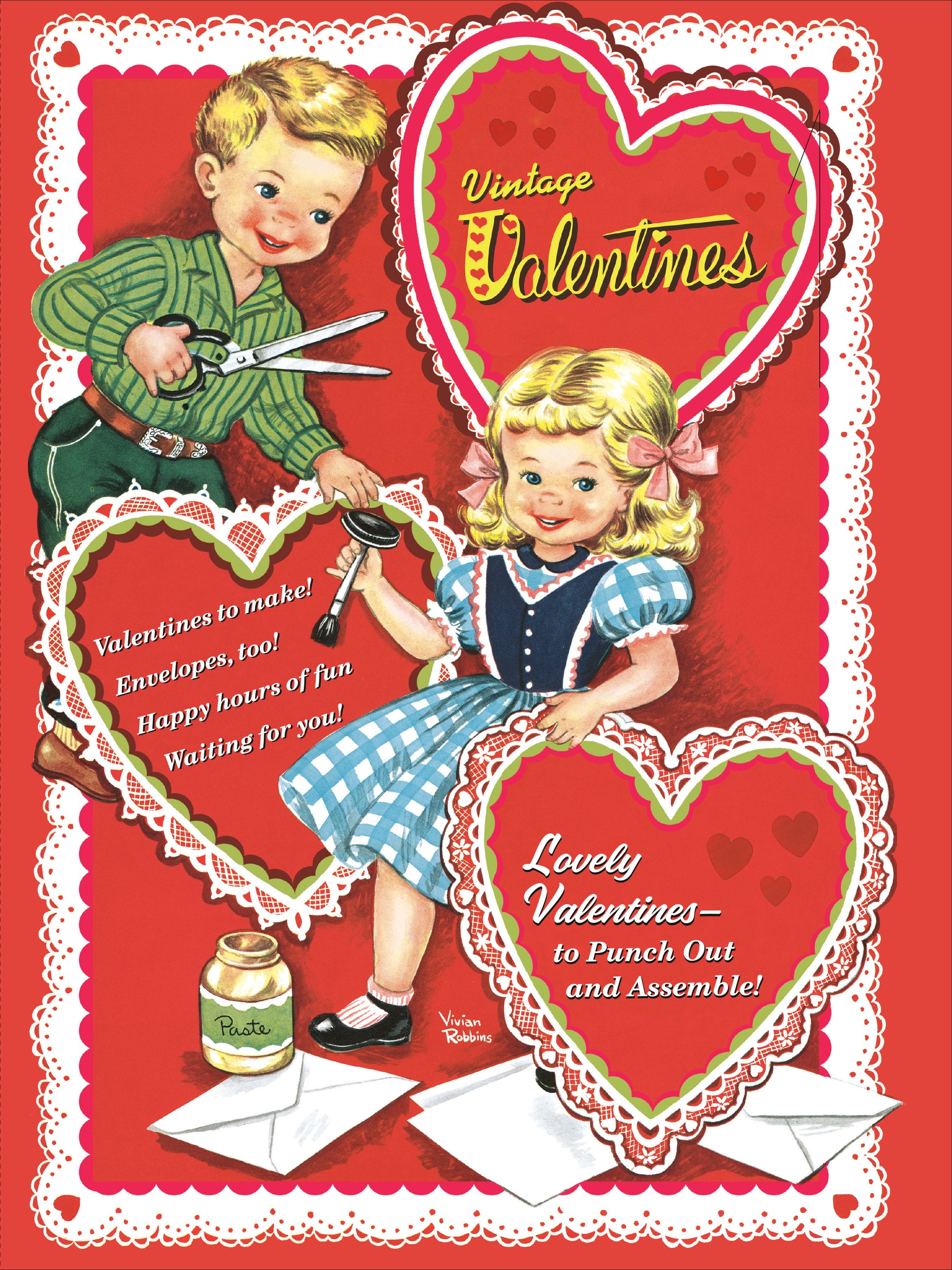 Vintage Valentines (Press Out Book)