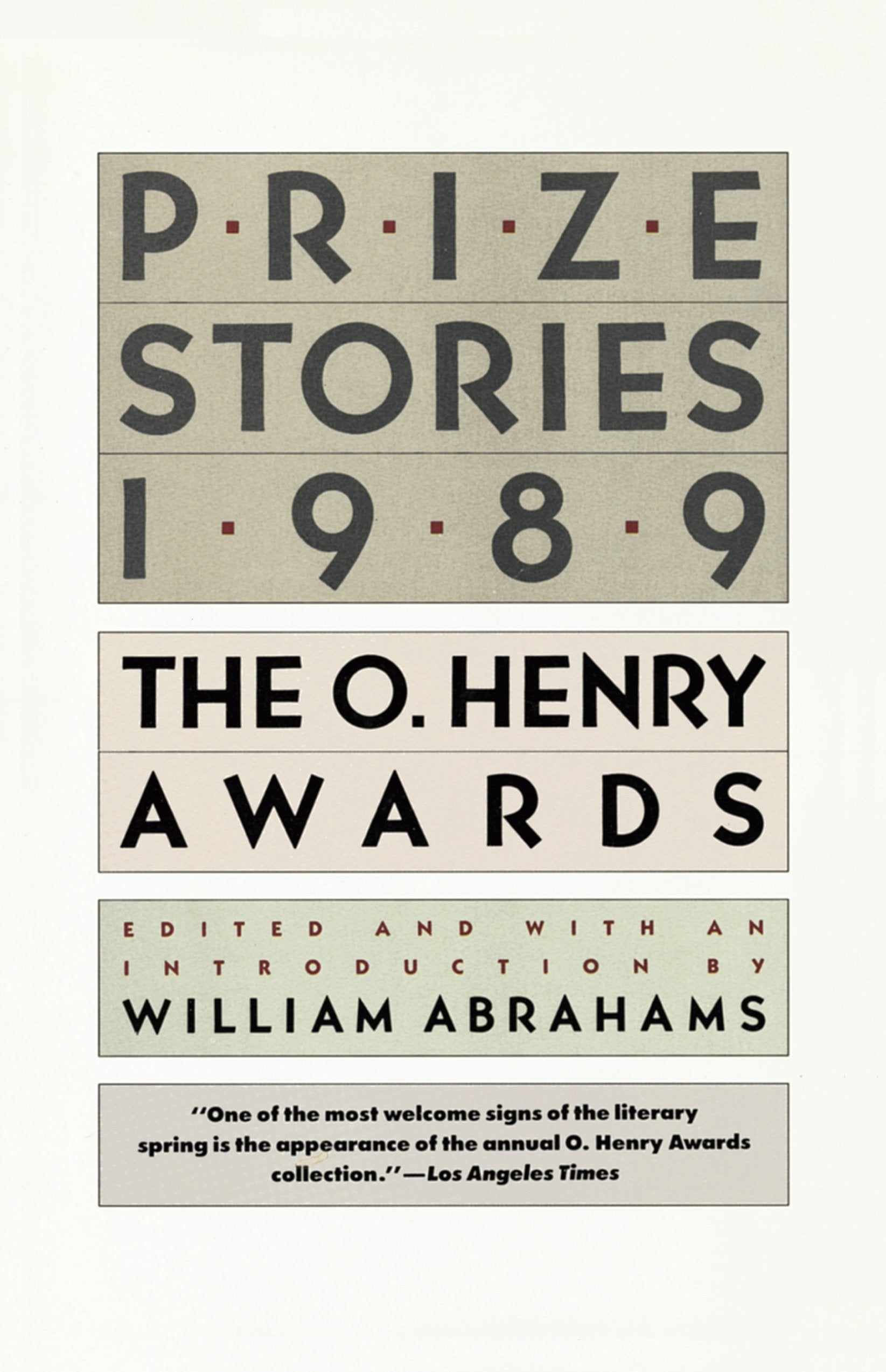Prize Stories 1989 - The O. Henry Awards