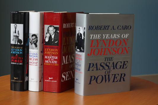 Robert A. Caro's The Years of Lyndon Johnson Set - The Path to Power; Means of Ascent; Master of the Senate; The Passage of Power