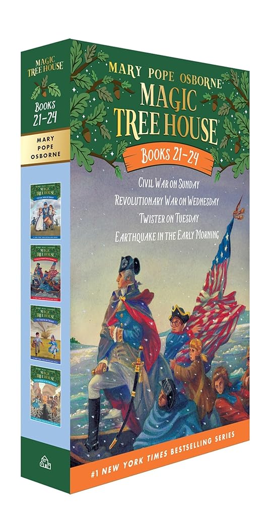 Magic Tree House Books 21-24 Boxed Set: American History Quartet by Mary Pope Osborne, Sal Murdocca
