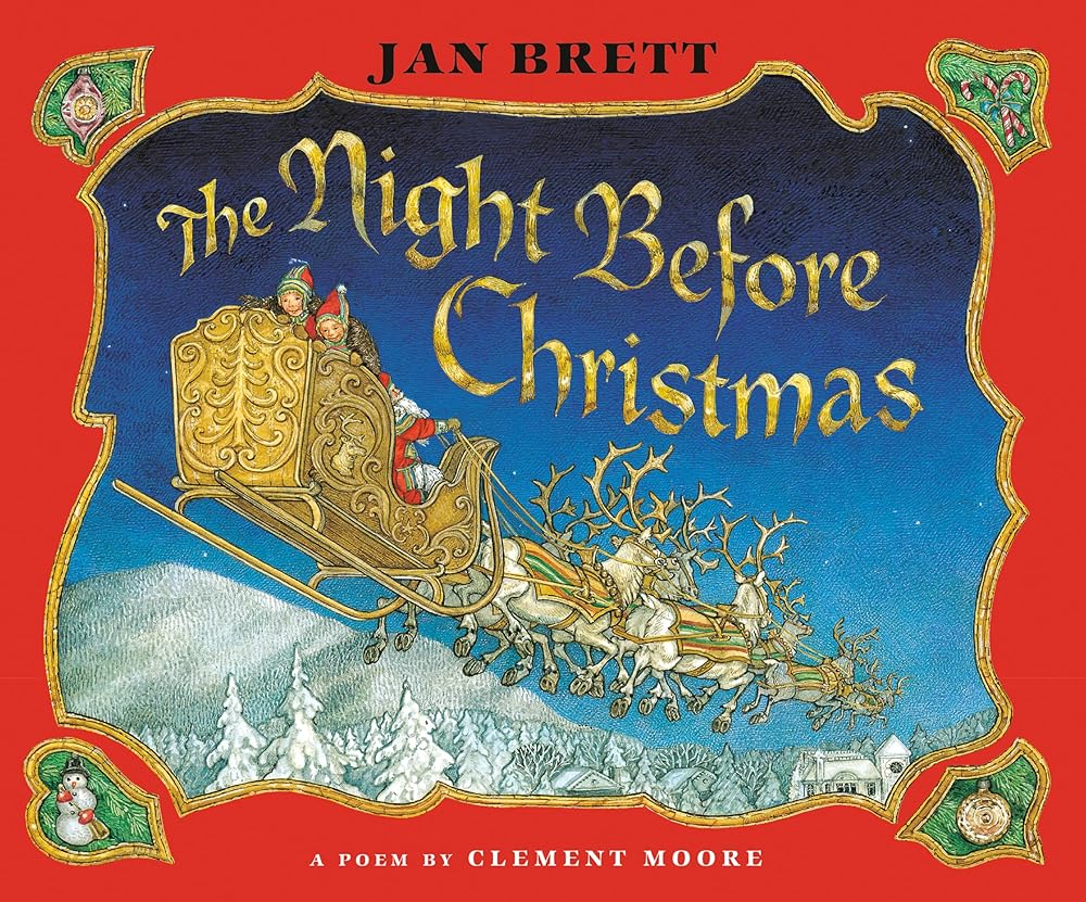The Night Before Christmas by Jan Brett, Clement Clarke Moore