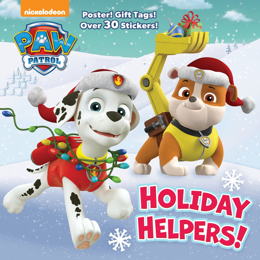 Holiday Helpers! (PAW Patrol) - A Holiday Book for Kids and Toddlers with Over 30 Stickers (Pictureback)