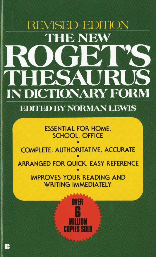 The New Roget's Thesaurus in Dictionary Form - Revised Edition