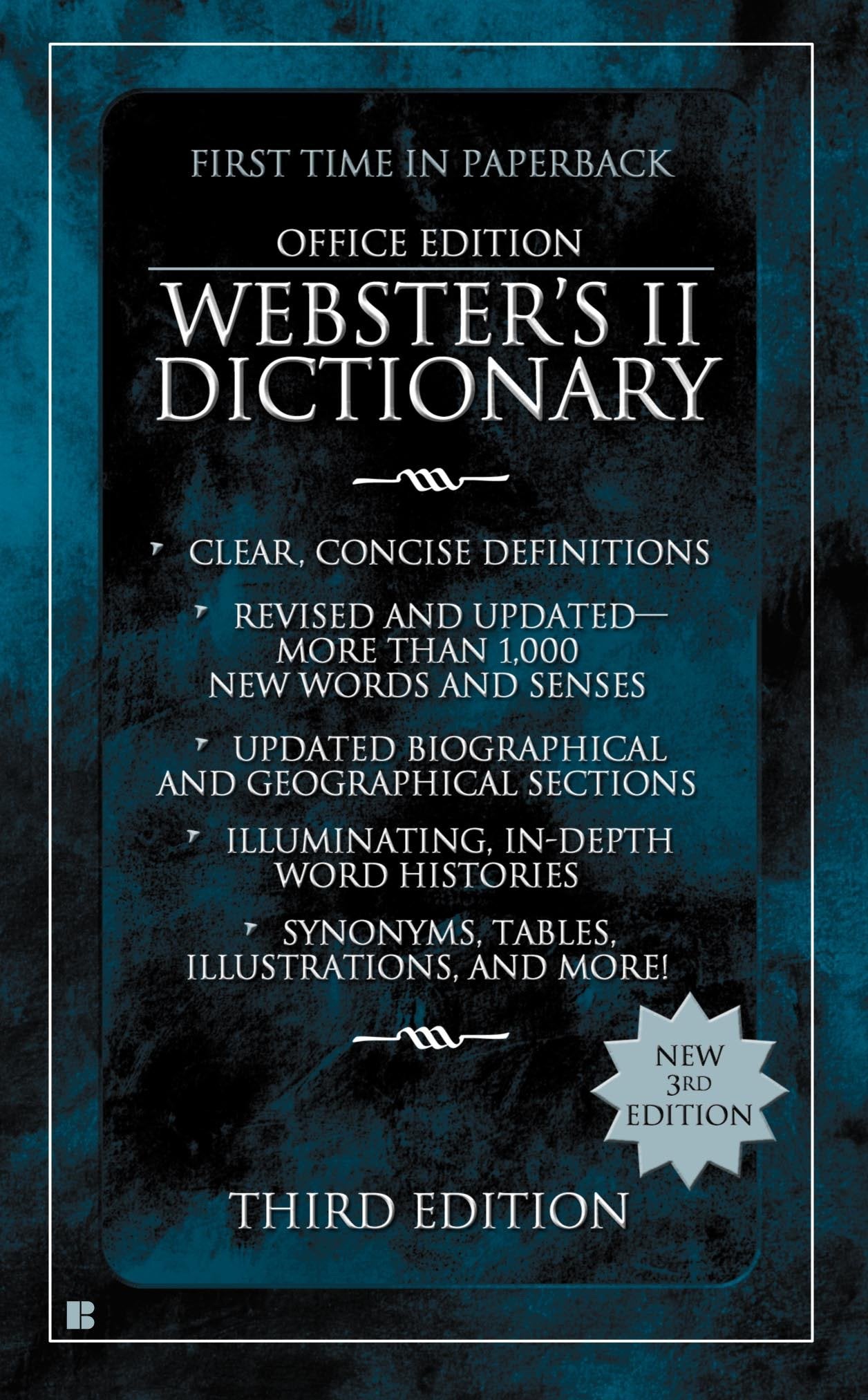 Webster's II Dictionary - Office Edition, Third Edition