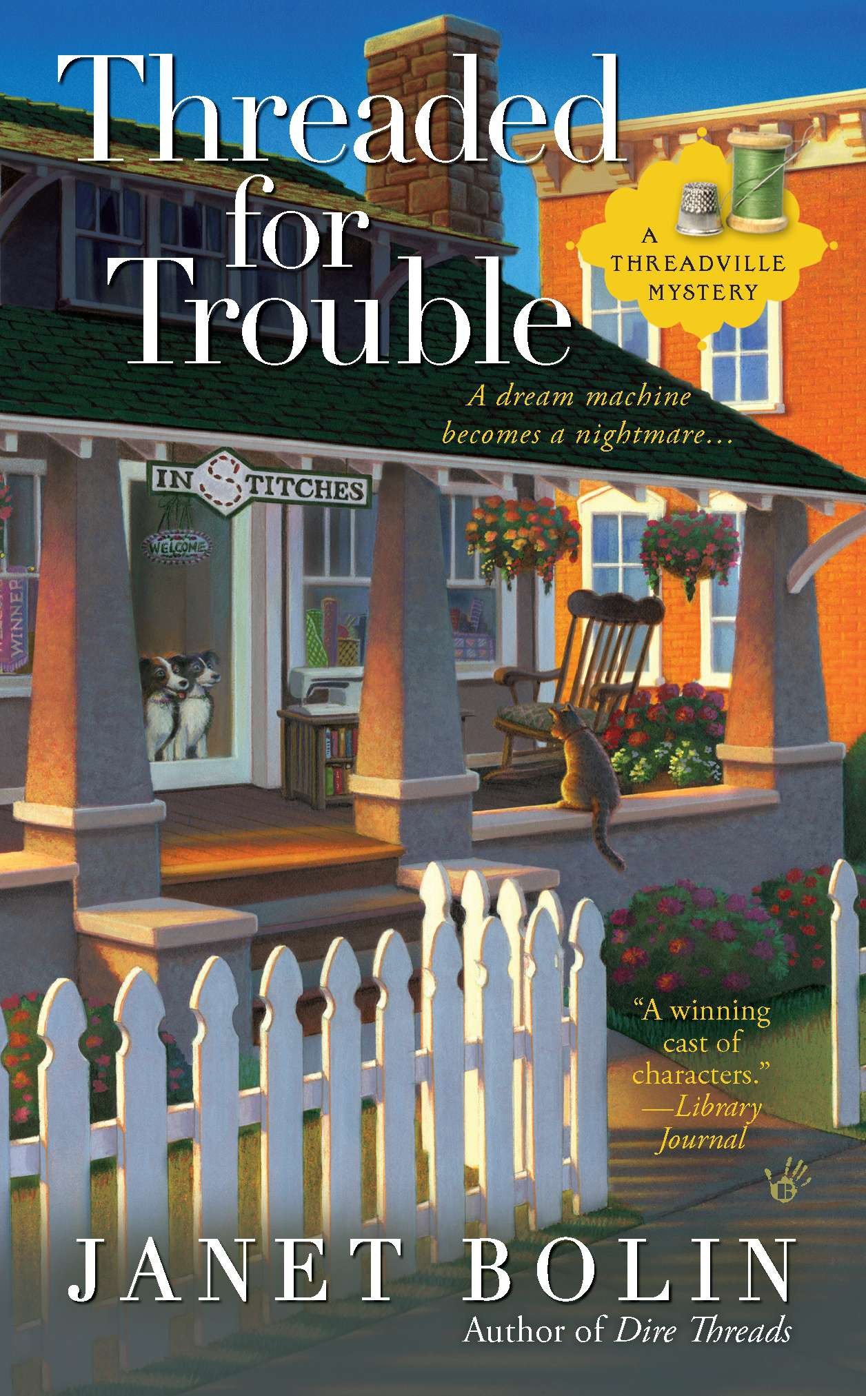 Threaded for Trouble (A Threadville Mystery) (Book:2)
