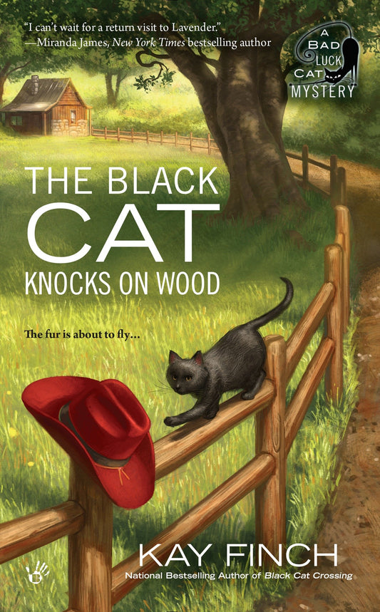 The Black Cat Knocks on Wood (A Bad Luck Cat Mystery) (Book:2)