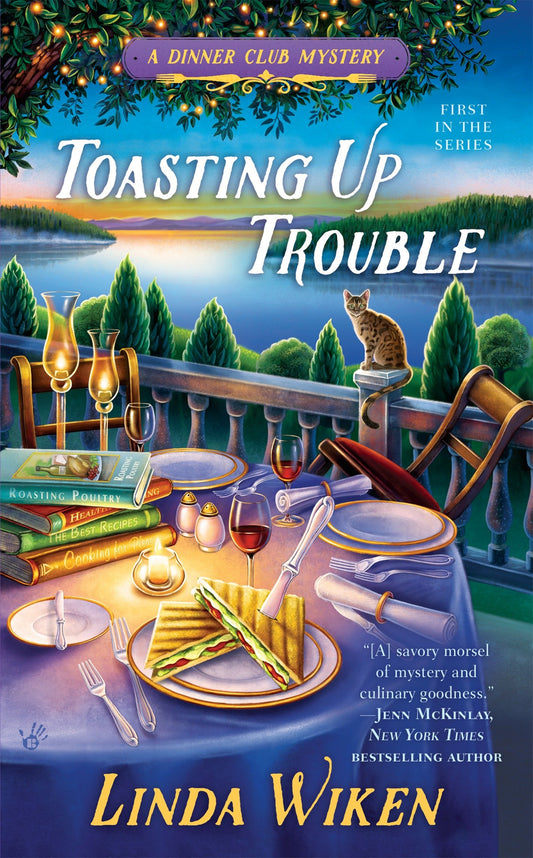 Toasting Up Trouble (A Dinner Club Mystery) (Book:1)