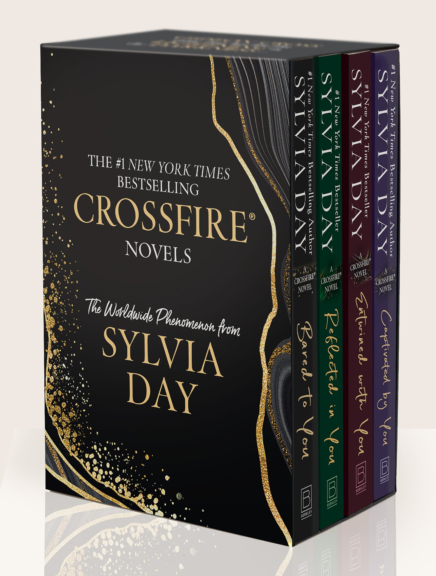Sylvia Day Crossfire Series 4-Volume Boxed Set - Bared to You/Reflected in You/Entwined with You/Captivated by You