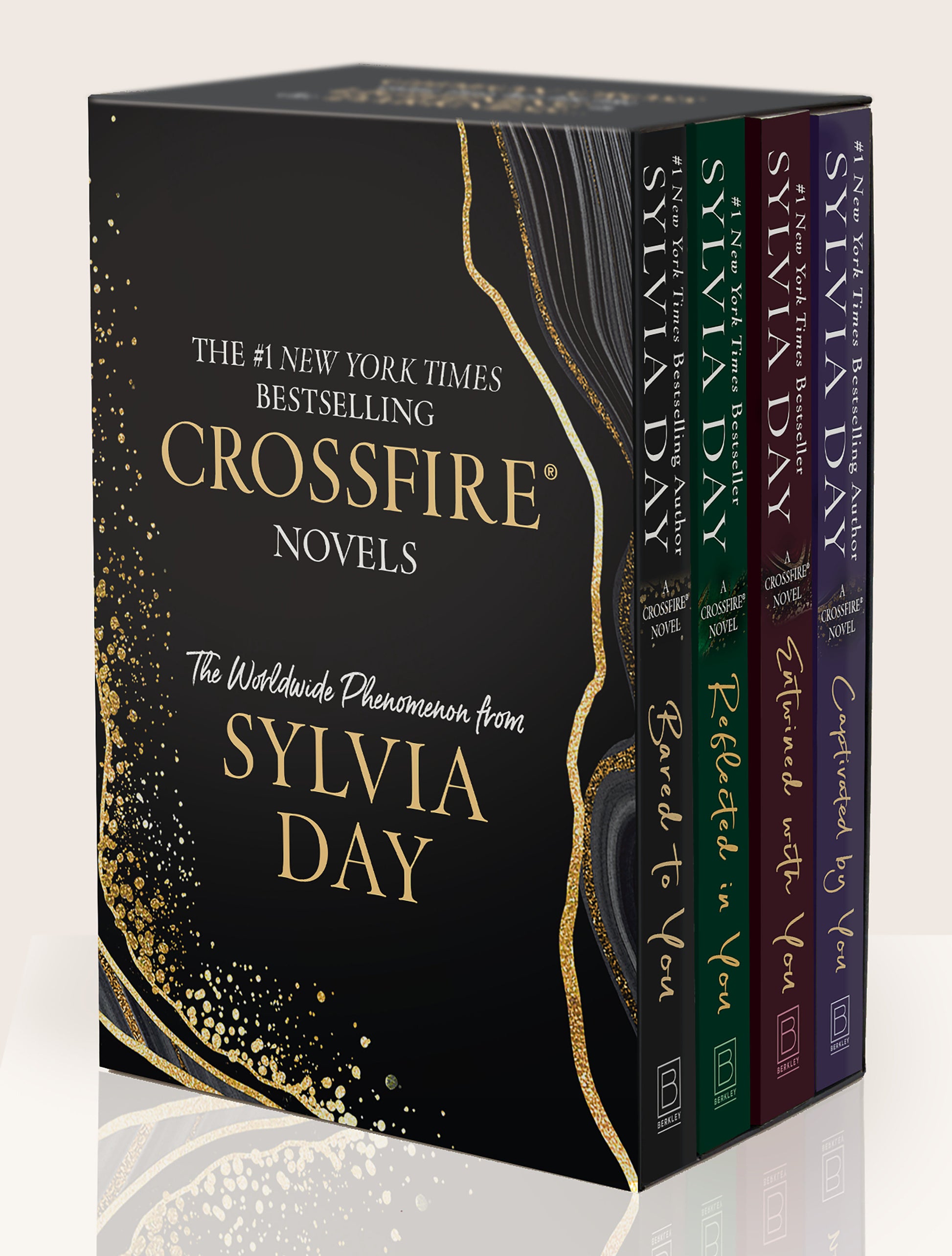 Sylvia Day Crossfire Series 4-Volume Boxed Set - Bared to You/Reflected in You/Entwined with You/Captivated by You