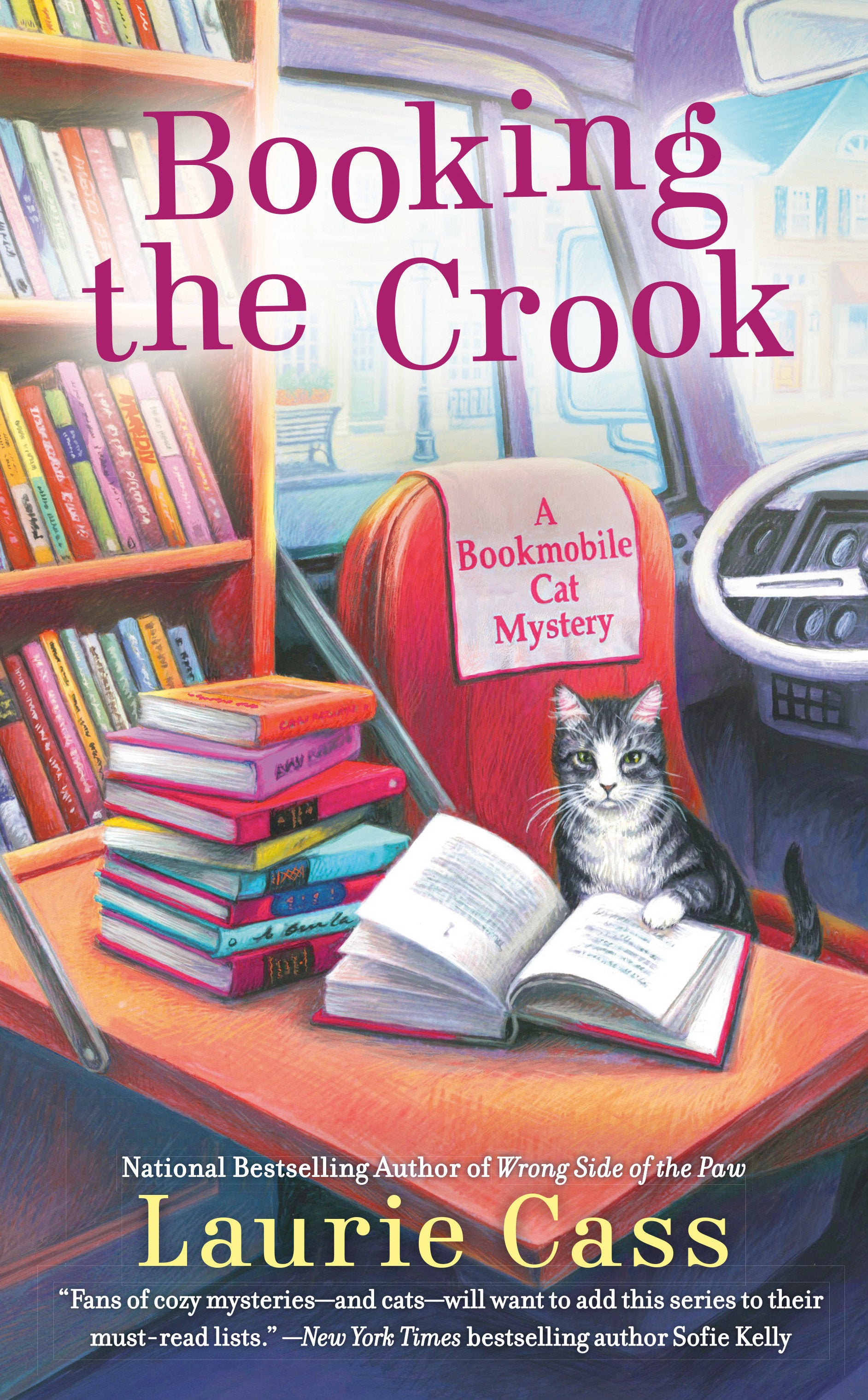 Booking the Crook (A Bookmobile Cat Mystery) (Book:7)