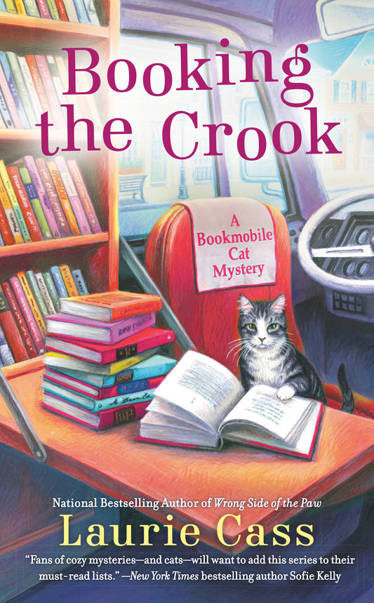 Booking the Crook (A Bookmobile Cat Mystery) (Book:7)