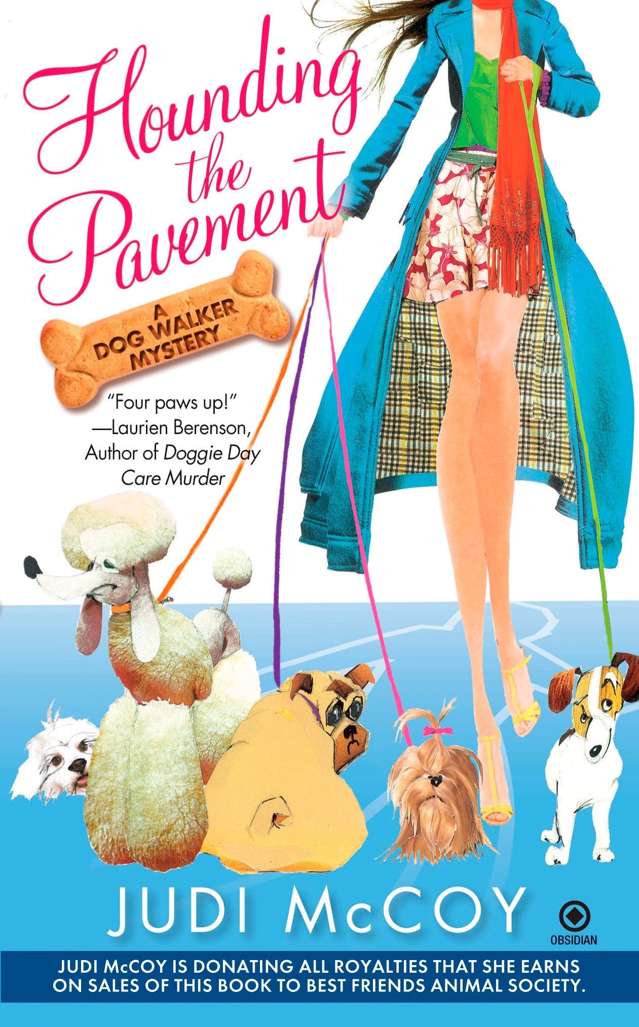 Hounding the Pavement - A Dog Walker Mystery (Dog Walker Mystery) (Book:1)