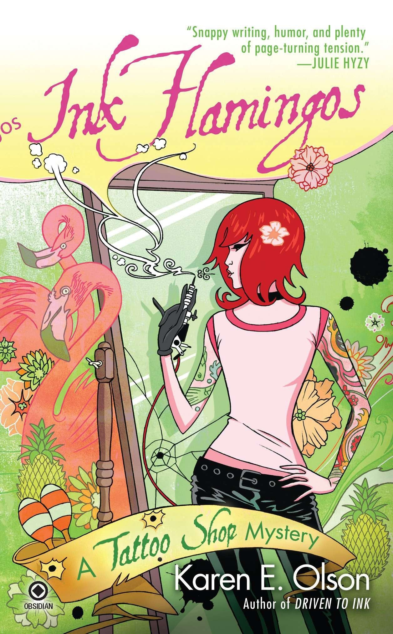 Ink Flamingos - A Tattoo Shop Mystery (Tattoo Shop Mystery) (Book:4)