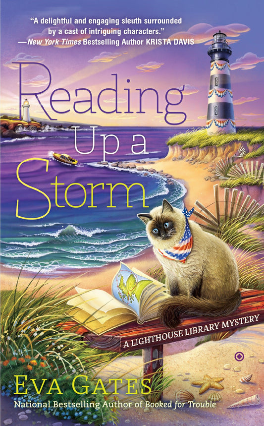 Reading Up a Storm (A Lighthouse Library Mystery) (Book:3)