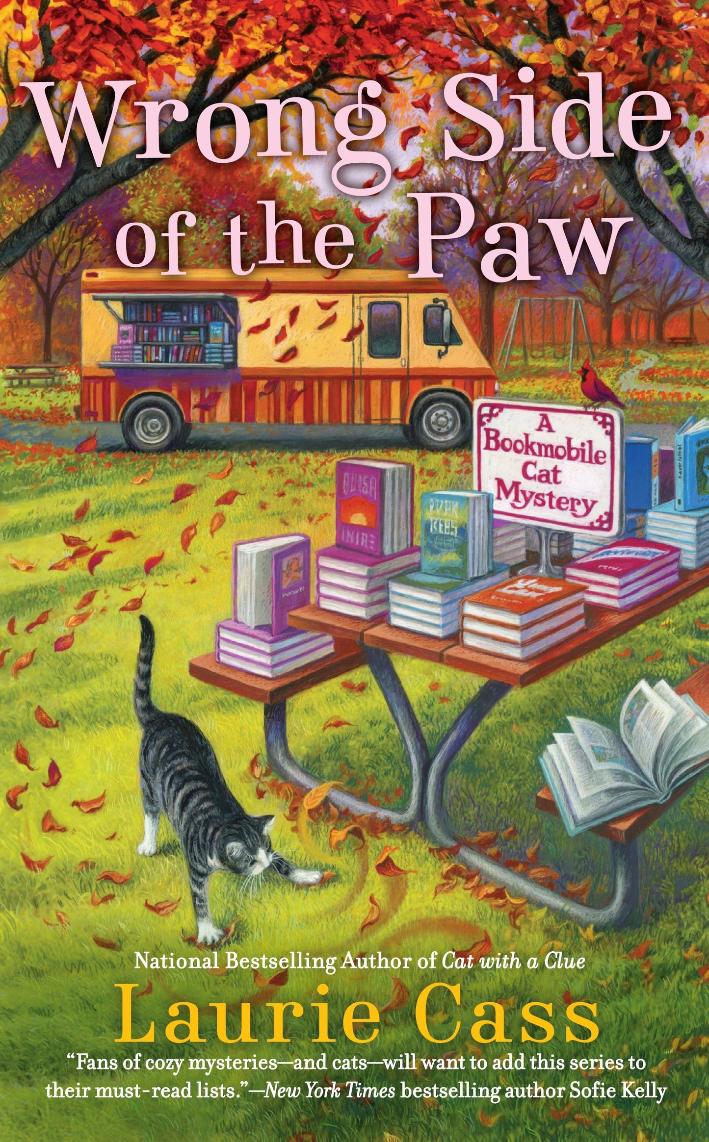 Wrong Side of the Paw (A Bookmobile Cat Mystery) (Book:6)
