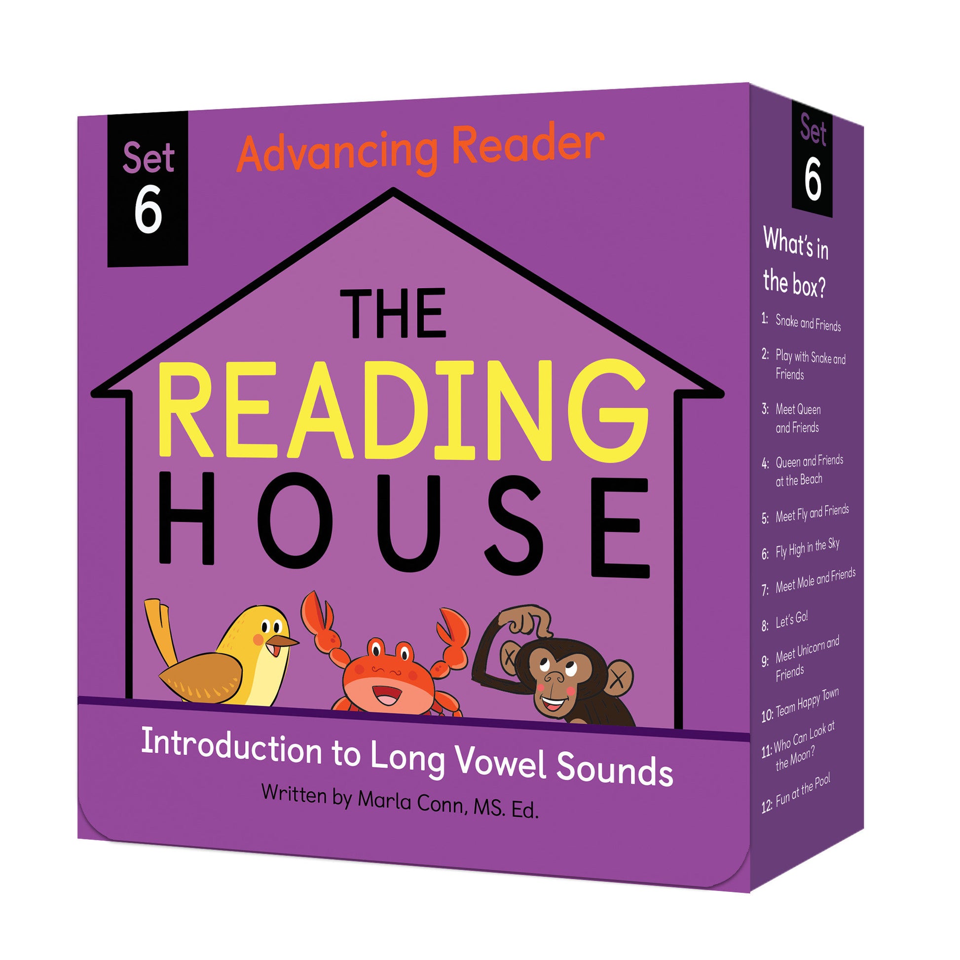 The Reading House Set 6: Introduction to Long Vowel Sounds (The Reading House) (Book:6)