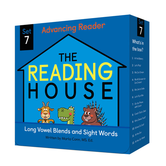 The Reading House Set 7: Long Vowel Blends and Sight Words (The Reading House) (Book:7)