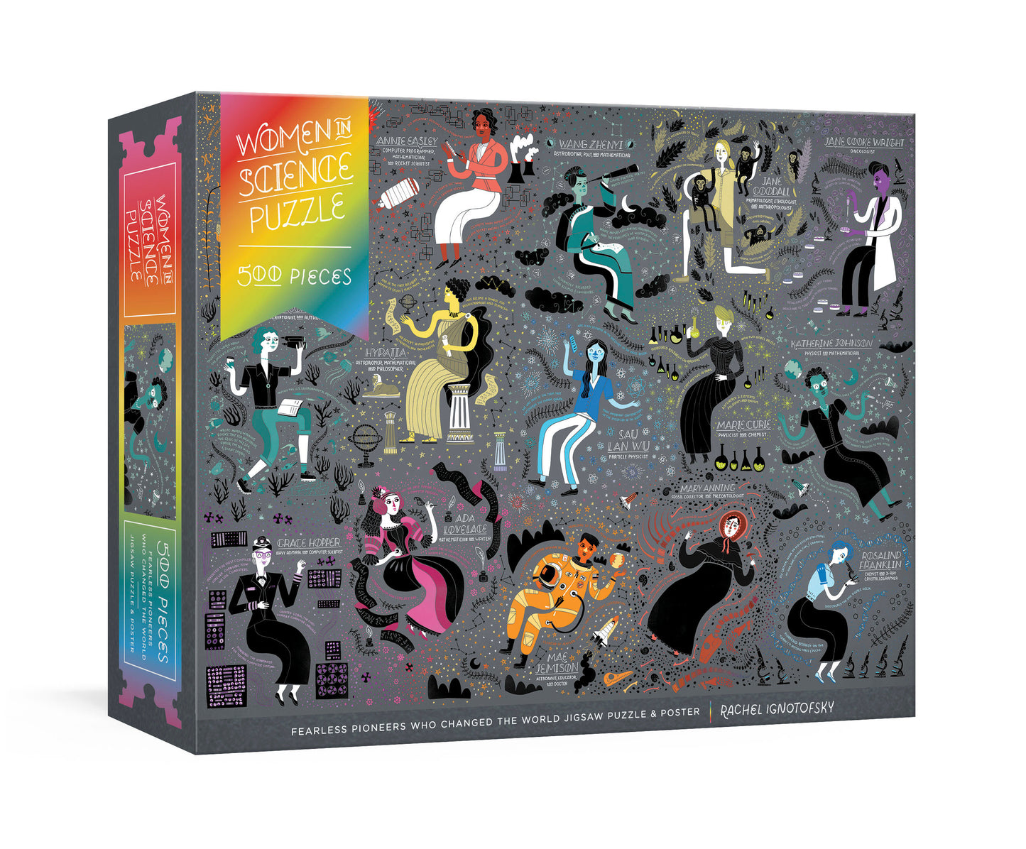 Women in Science Puzzle - Fearless Pioneers Who Changed the World 500-Piece Jigsaw Puzzle & Poster : Jigsaw Puzzles for Adults and Jigsaw Puzzles for Kids (Women in Science)