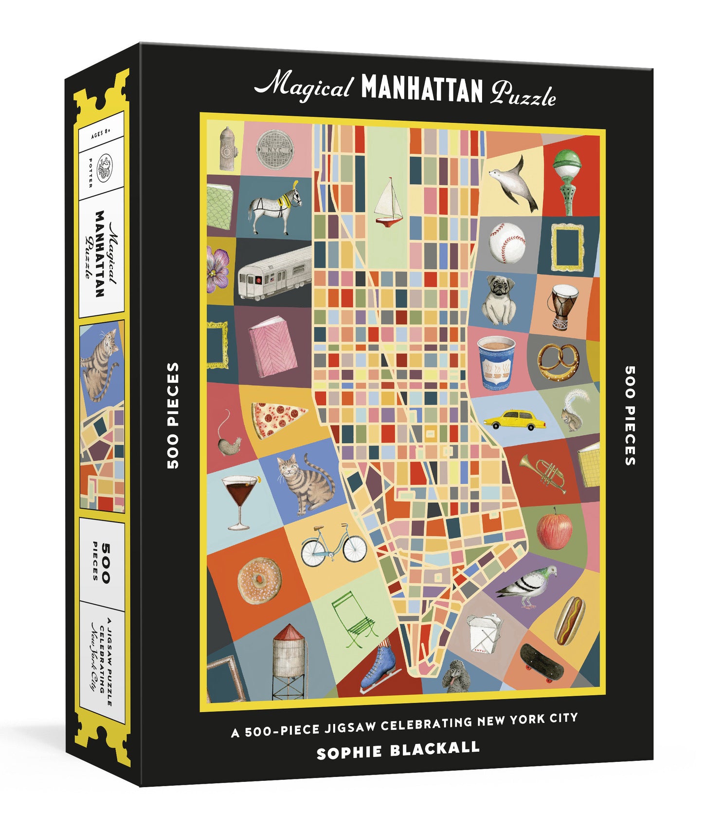 Magical Manhattan Puzzle - A 500-Piece Jigsaw Celebrating New York City: Jigsaw Puzzles for Adults and Kids