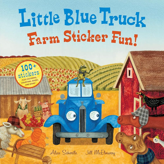 Little Blue Truck Farm Sticker Fun! cover image