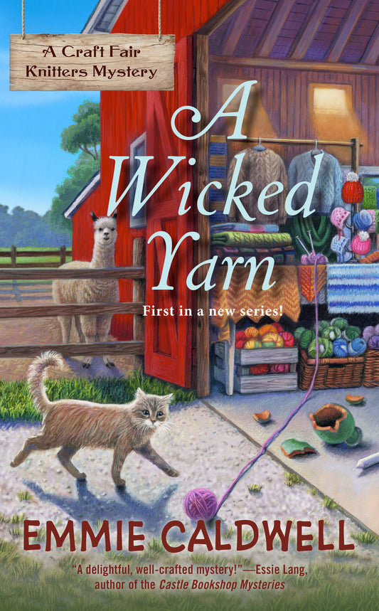 A Wicked Yarn (A Craft Fair Knitters Mystery) (Book:1)