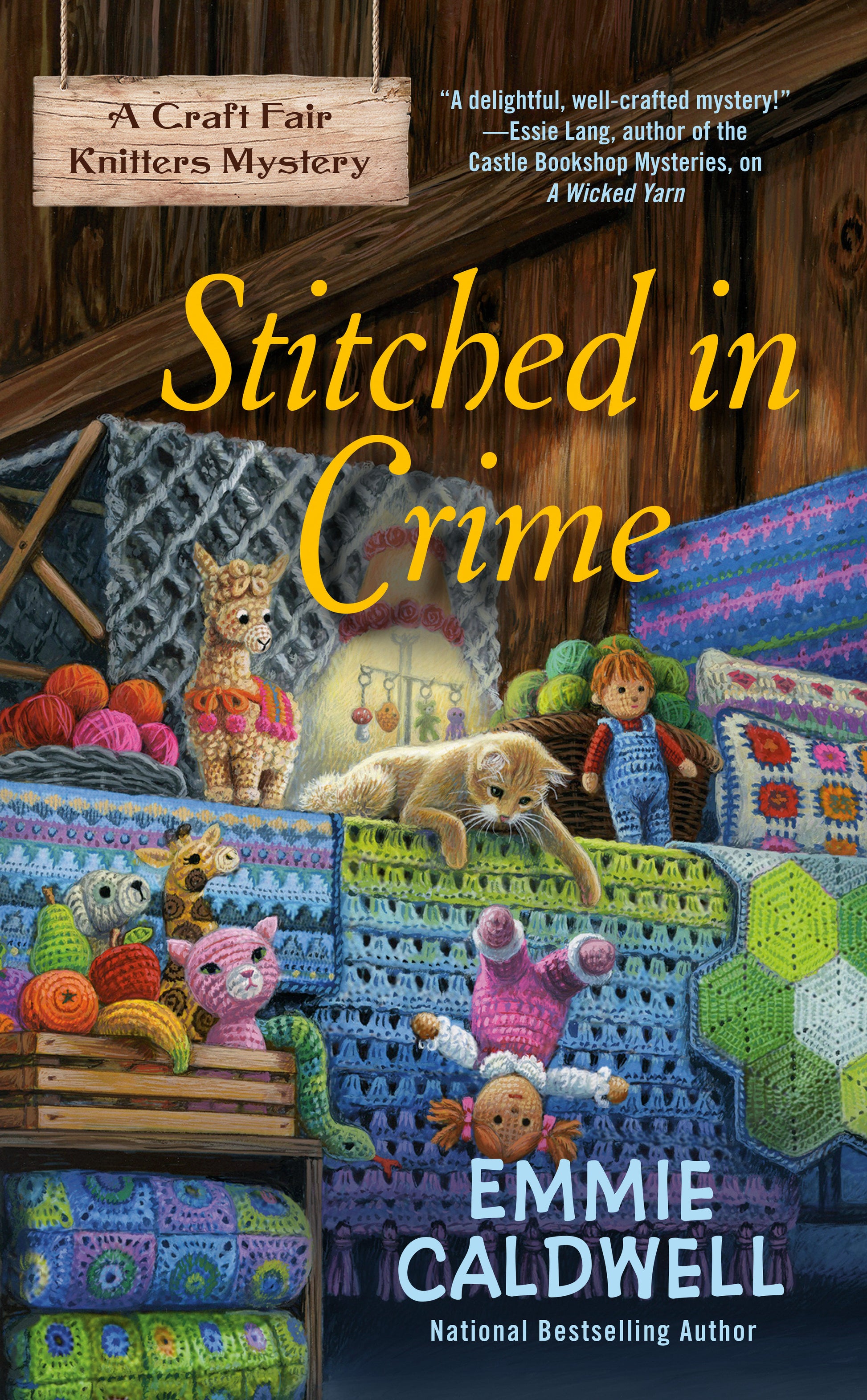 Stitched in Crime (A Craft Fair Knitters Mystery) (Book:2)