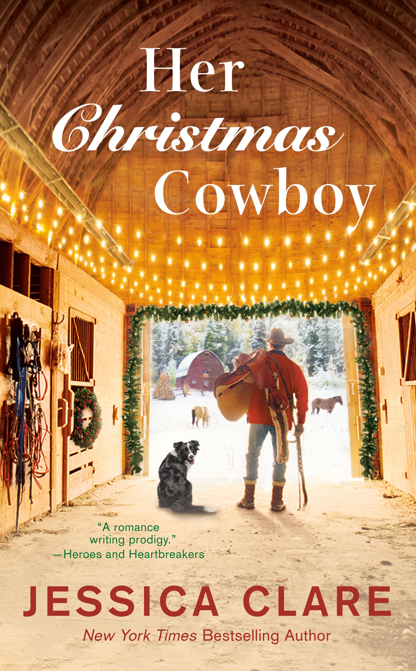 Her Christmas Cowboy (The Wyoming Cowboys Series) (Book:5)