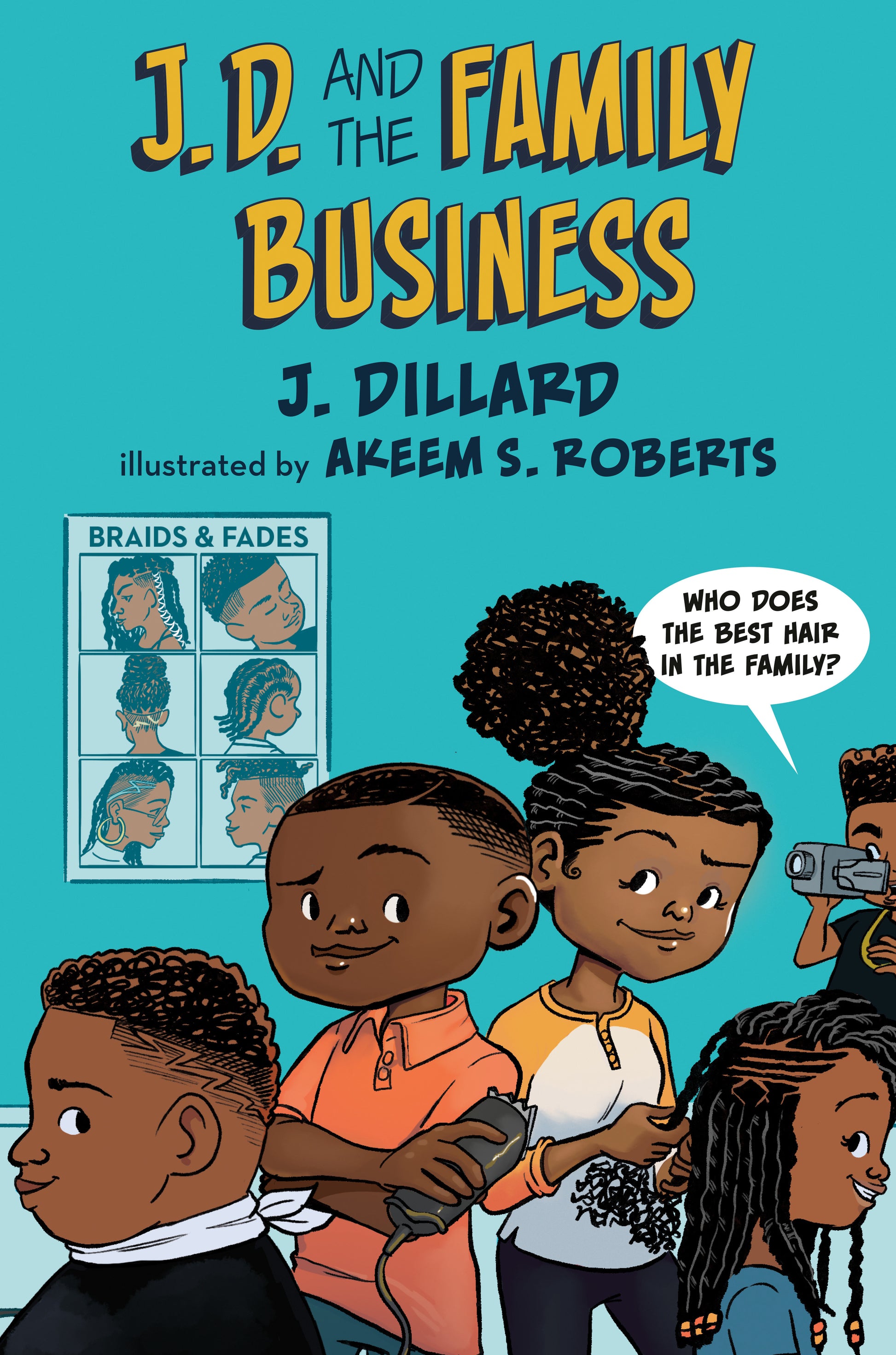 J.D. and the Family Business (J.D. the Kid Barber) (Book:2)