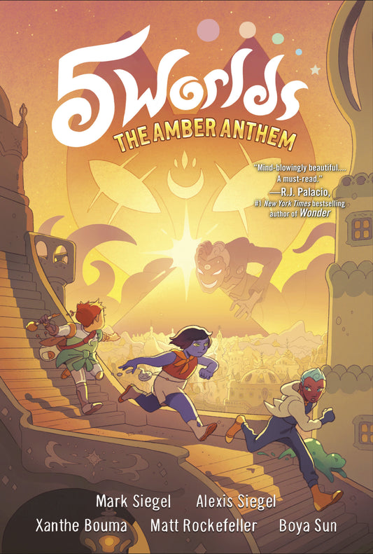 5 Worlds Book 4: The Amber Anthem - (A Graphic Novel) (5 Worlds) (Book:4)
