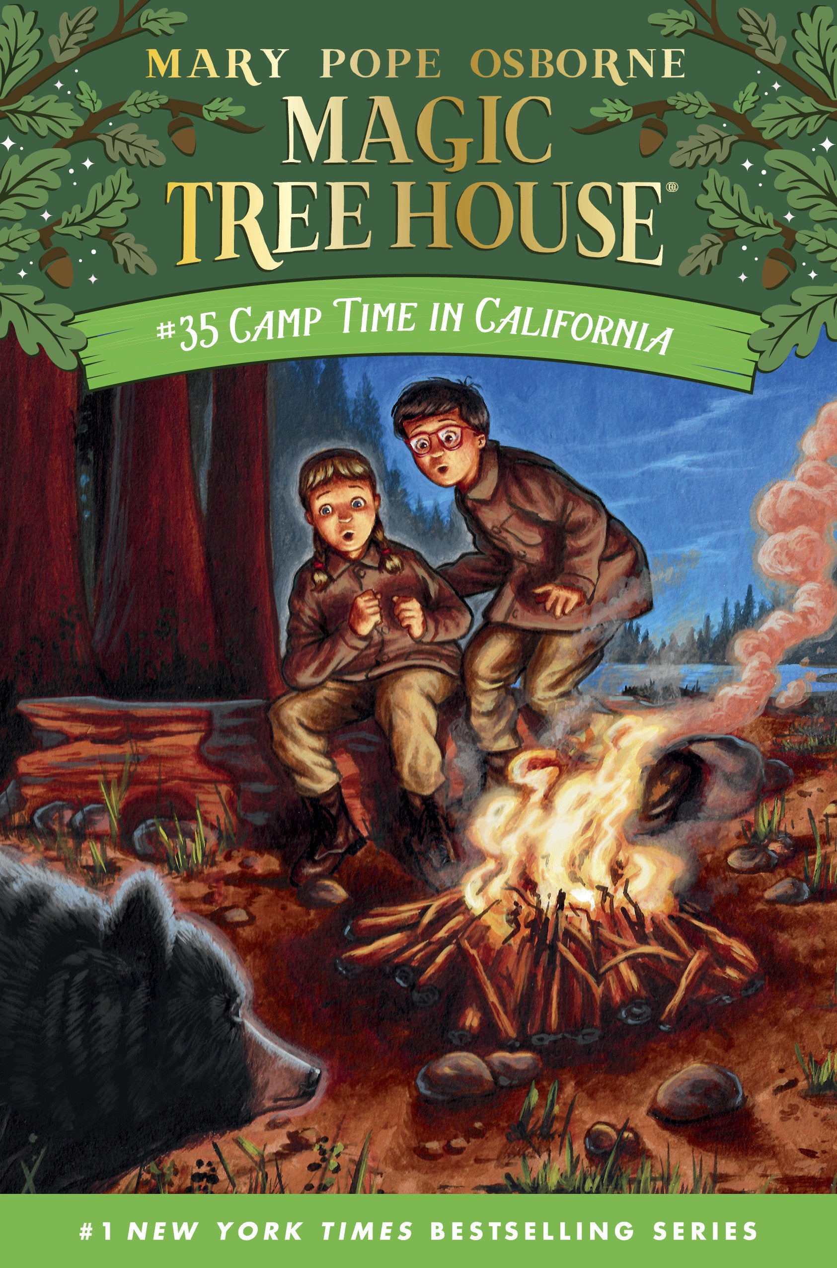 Camp Time in California (Magic Tree House) (Book:35)