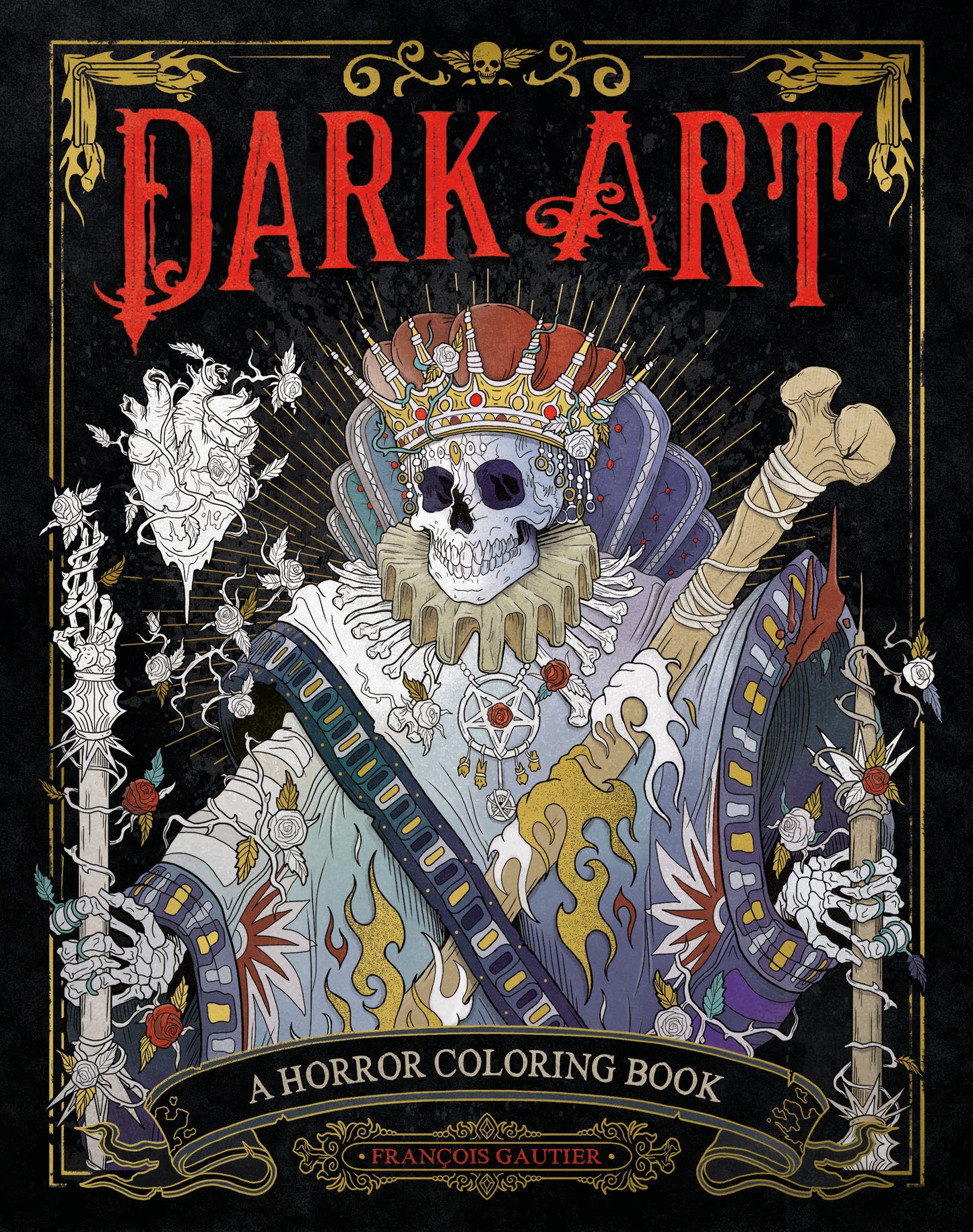 Dark Art - A Horror Coloring Book (DARK ART COLORING) (Book:1)