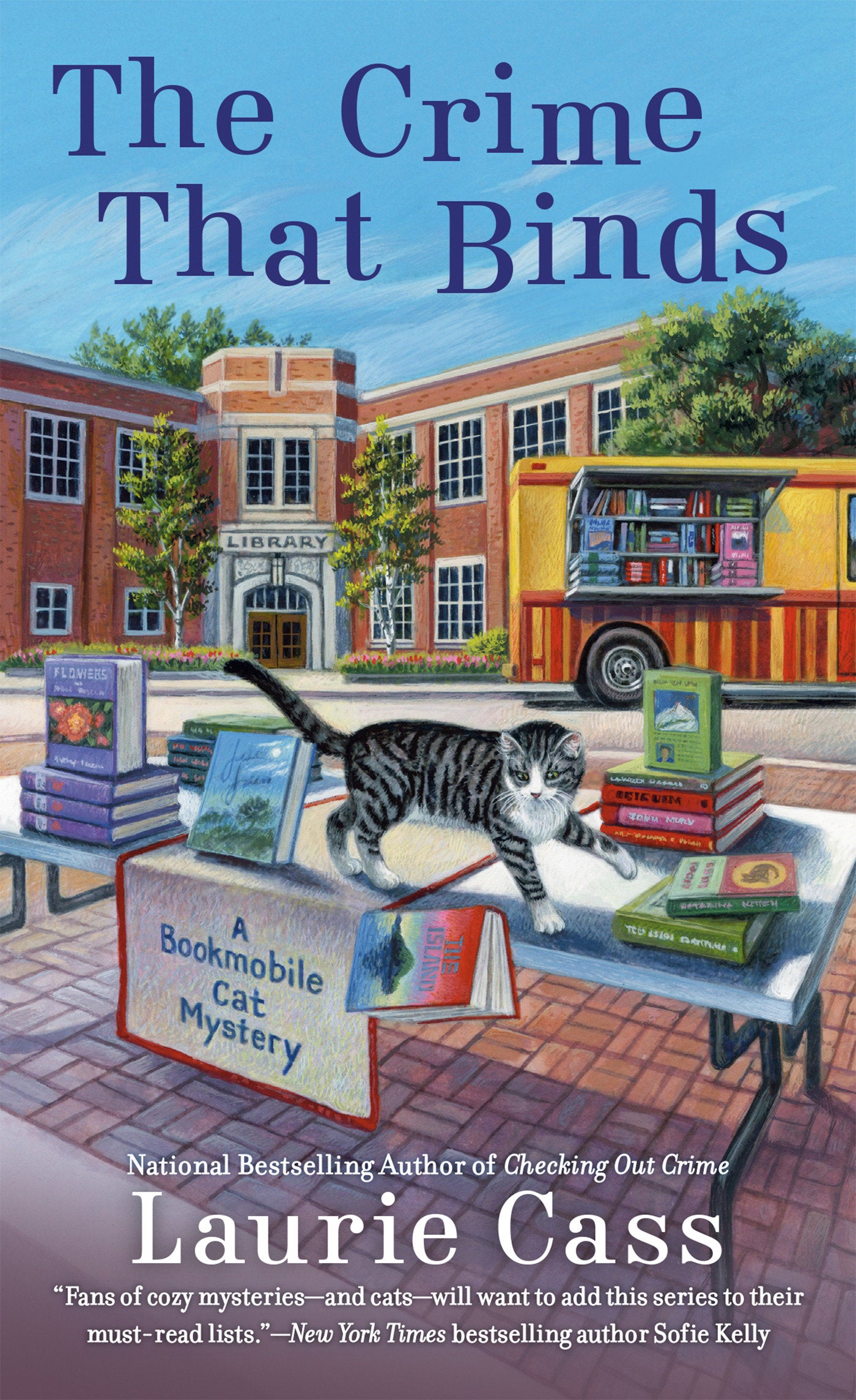 The Crime That Binds (A Bookmobile Cat Mystery) (Book:10)