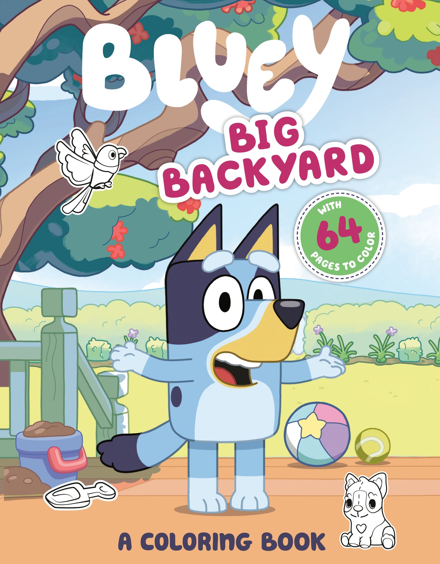 Bluey: Big Backyard: A Coloring Book (Bluey)