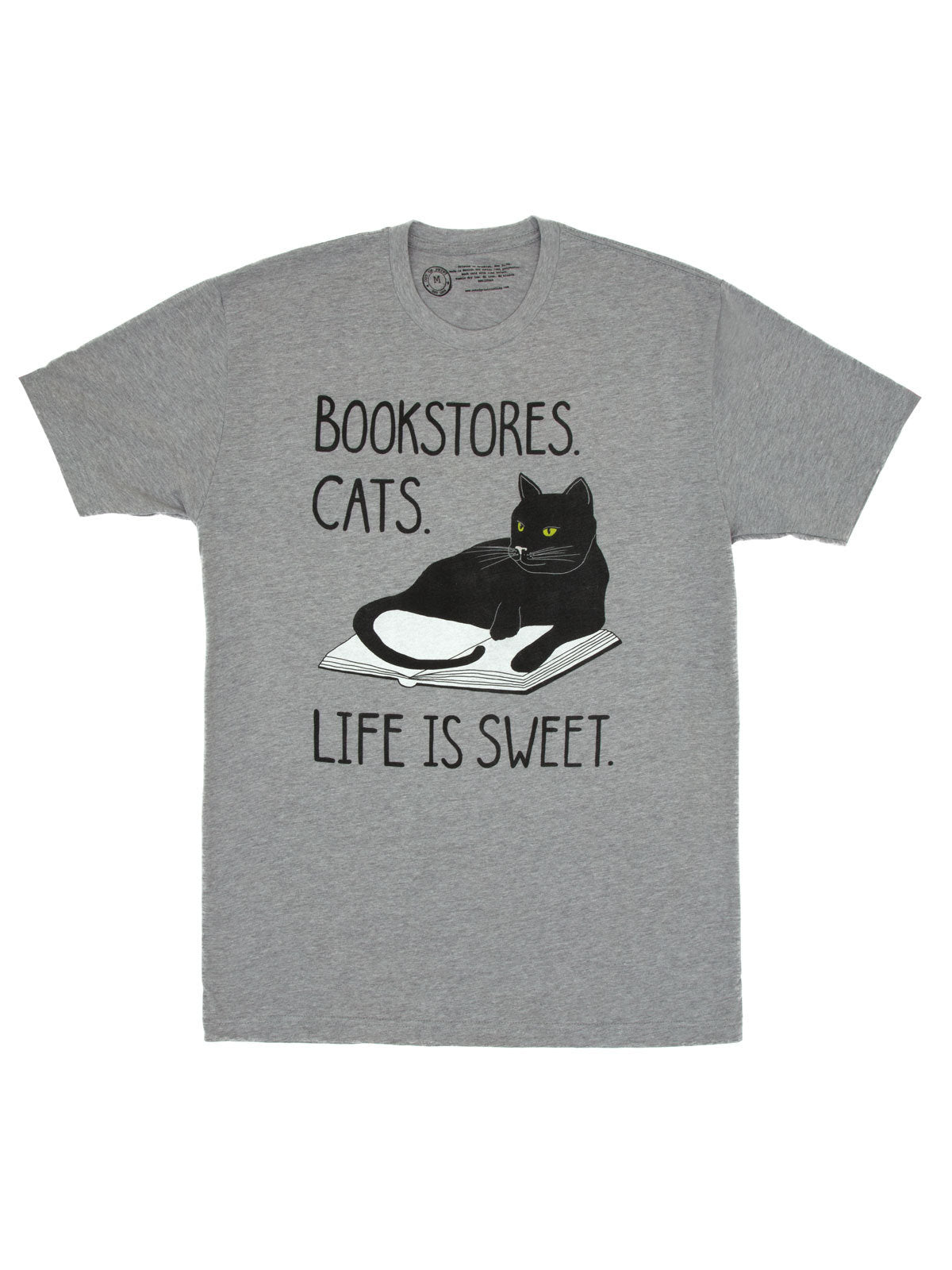 Bookstore Cats Unisex T-Shirt XX-Large