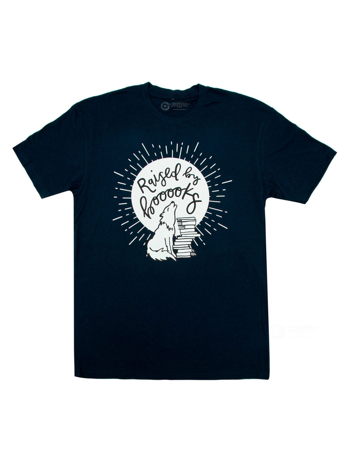 Raised by Books Unisex T-Shirt Small