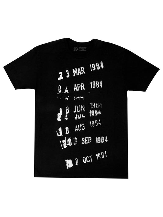 Library Card Stamp (Black) Unisex T-Shirt XX-Large
