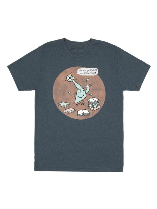 The Pigeon: So Many Books Unisex T-Shirt XX-Large