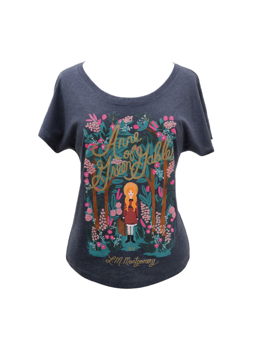 Puffin in Bloom: Anne of Green Gables Women's Relaxed Fit T-Shirt Large