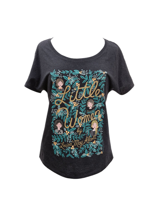 Puffin in Bloom: Little Women Women's Relaxed Fit T-Shirt X-Small