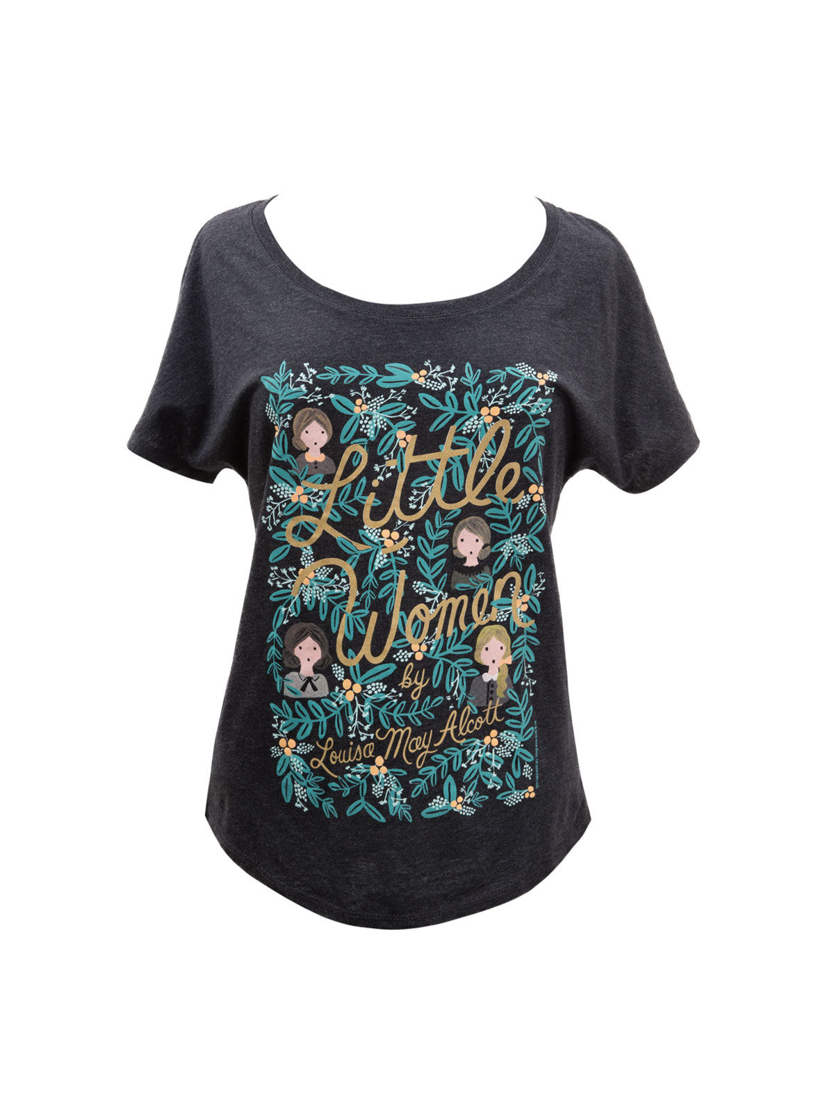 Puffin in Bloom: Little Women Women's Relaxed Fit T-Shirt XXX-Large