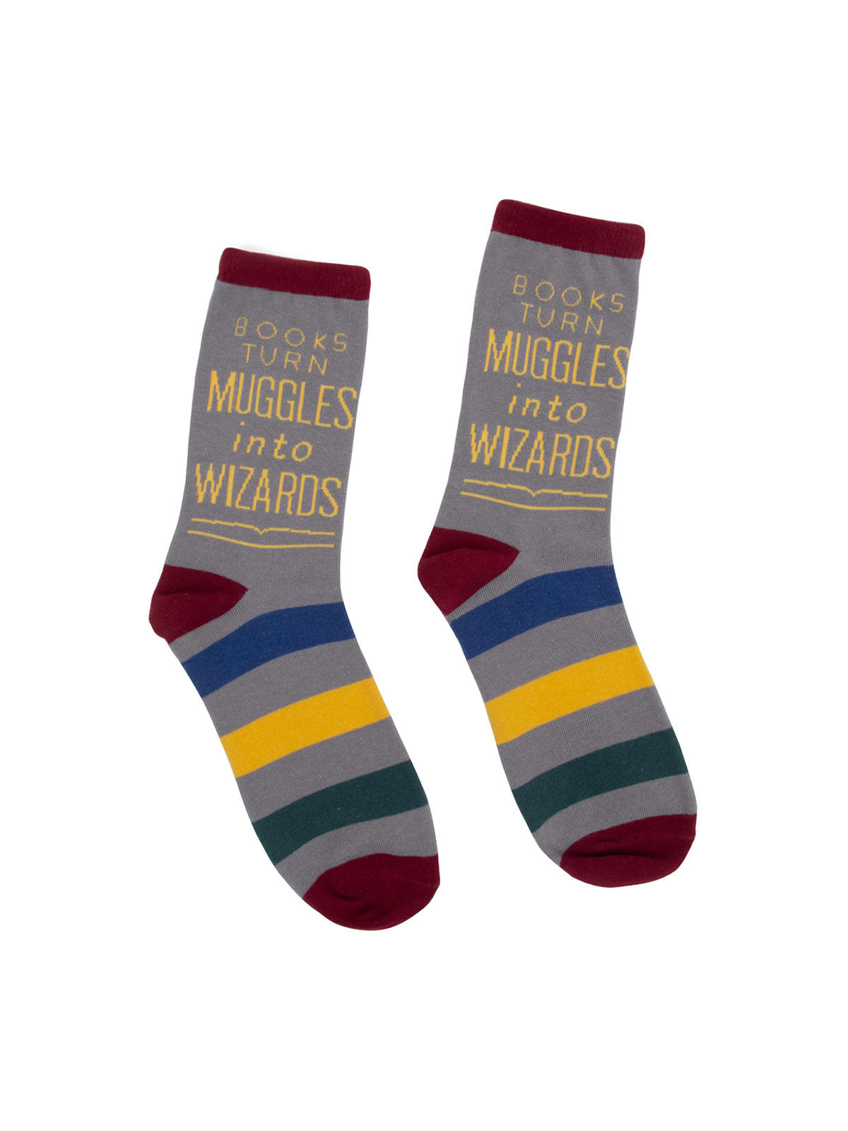 Books Turn Muggles into Wizards Socks - Small