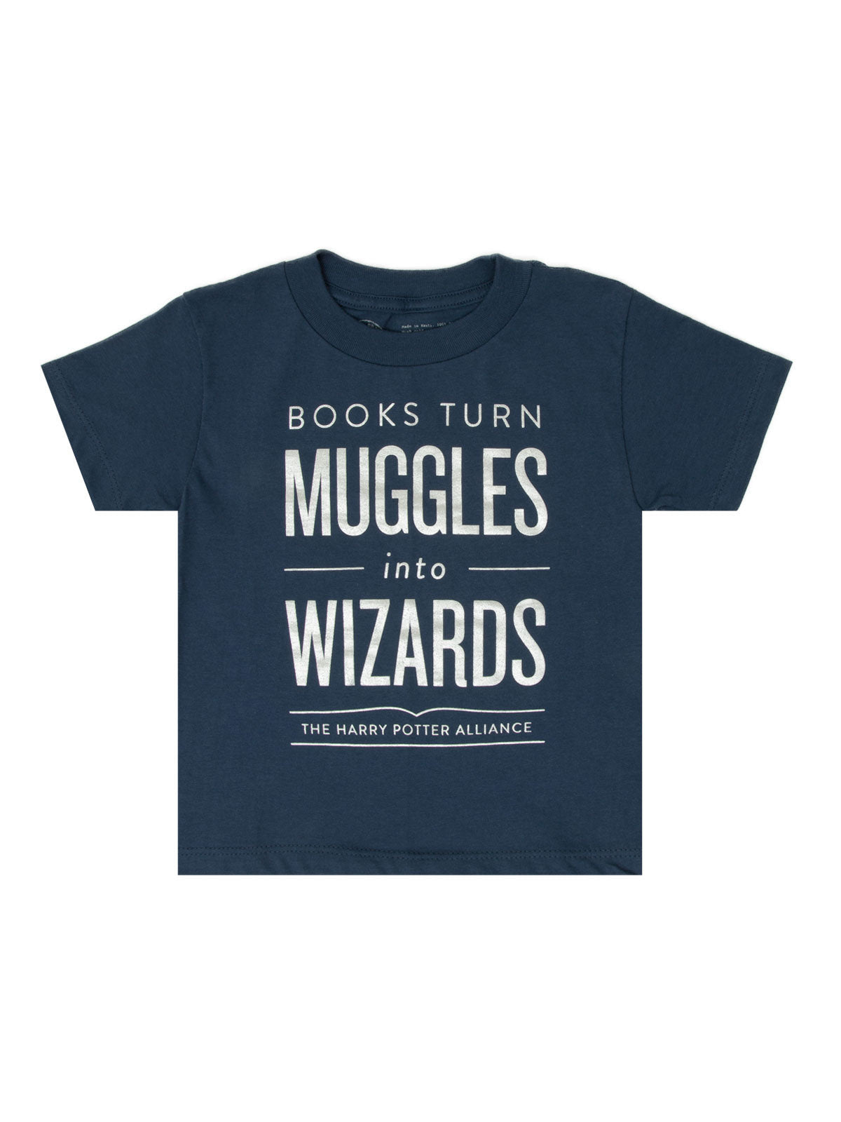 Books Turn Muggles Into Wizards Kids' T-Shirt - 14/16 Yr