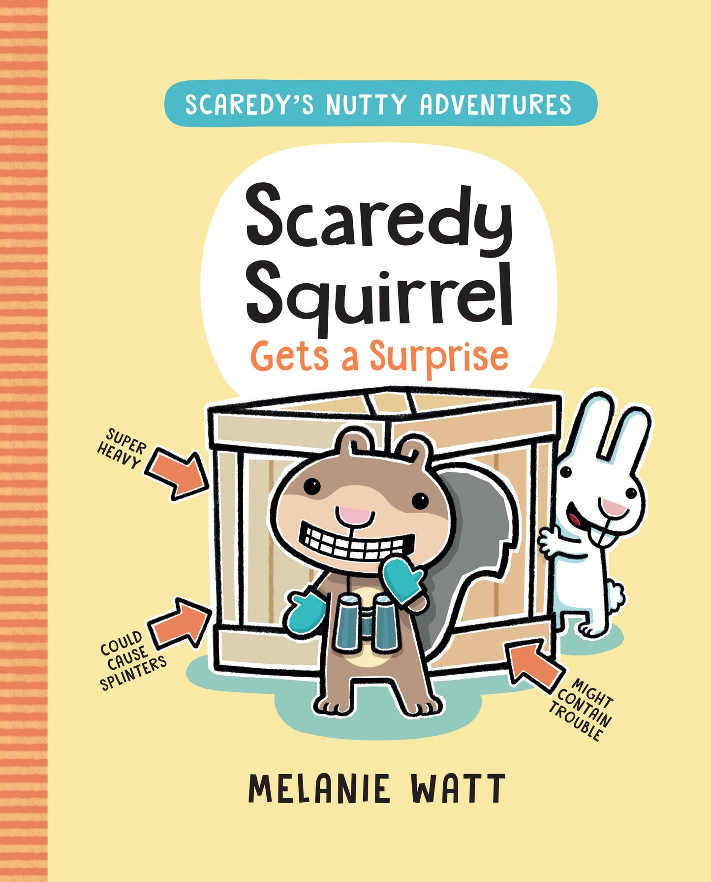 Scaredy Squirrel Gets a Surprise - (A Graphic Novel) (Scaredy's Nutty Adventures) (Book:2)