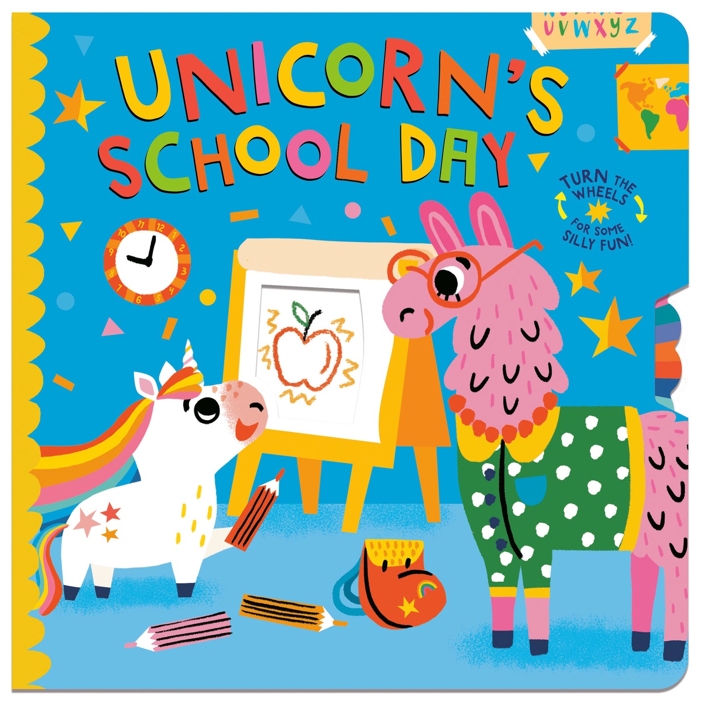 Unicorn's School Day - Turn the Wheels for Some Silly Fun!