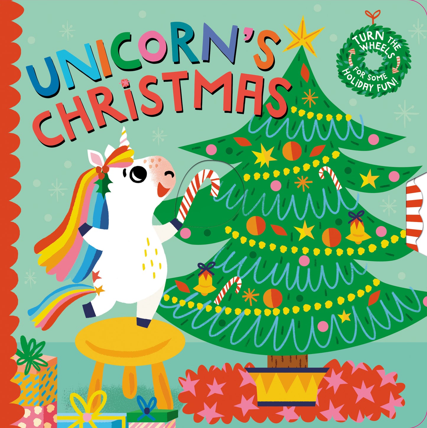 Unicorn's Christmas - Turn the Wheels for Some Holiday Fun!