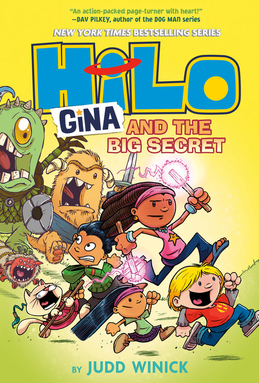Hilo Book 8: Gina and the Big Secret - (A Graphic Novel) (Hilo) (Book:8)