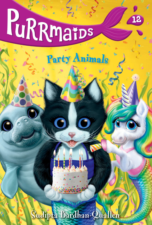 Purrmaids #12: Party Animals (Purrmaids) (Book:12)