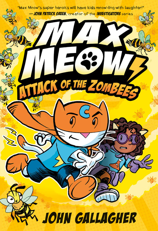 Max Meow 5: Attack of the ZomBEES - (A Graphic Novel) (Max Meow) (Book:5)