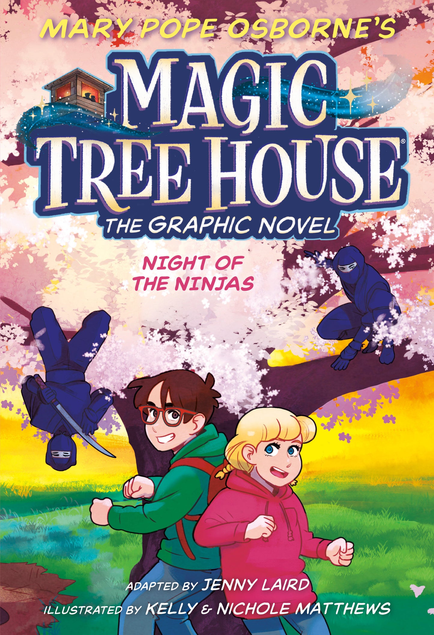 Night of the Ninjas Graphic Novel (Magic Tree House Graphic Novels) (Book:5)